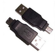 USB 4P 转接头 MP3 MP4 USB转小口